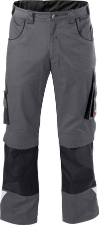 Spodnie męskie robocze długie z kieszeniami r. 27 ciemnoszary/czarny FORTIS