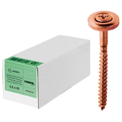 Wkręty farmerskie PZ A2 miedziane 4,5x45mm 100szt E-NORMpro