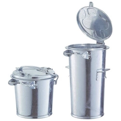 Pojemnik kosz na śmieci z blachy stalowej 65L