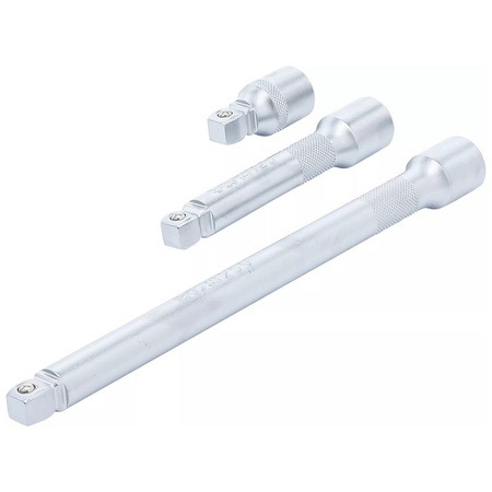 Zestaw przedłużek przechylnych 12,5 mm (1/2") 50 / 125 / 250 mm 3 szt., BGS 2240