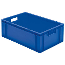 Skrzynka transportowa 600 x 400 x 210 mm niebieska TK 600/210-0 LA-KA-PE