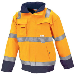 Kurtka robocza ostrzegawcza ARTHUR pomarańczowo-granatowa 2XL FORTIS