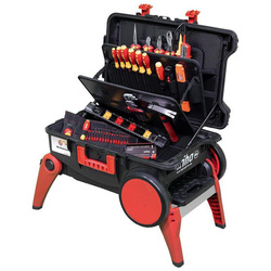 Walizka narzędziowa dla elektryków XXL 4 Trolley electric Wiha