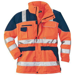Kurtka ostrzegawcza parka robocza pomarańczowa M