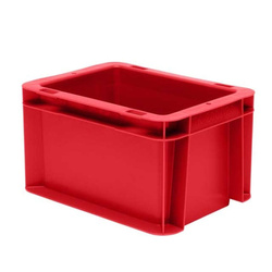 Skrzynka transportowa 200 x 150 x 120 mm czerwona TK 200/120-0 LA-KA-PE