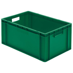 Skrzynka transportowa 600 x 400 x 270 mm zielona TK 600/270-0 LA-KA-PE