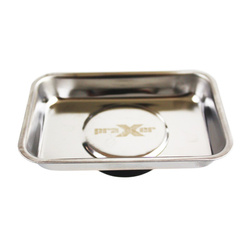 Miska magnetyczne warsztatowa prostokątna stal nierdzewna 93x64x13,4 mm PRAXER