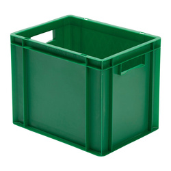 Skrzynka transportowa 400 x 300 x 320 mm zielona TK 400/320-0 LA-KA-PE