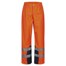 Ostrzegawcze spodnie przeciwdeszczowe Matula rozmiar 3XL pomarańczowy