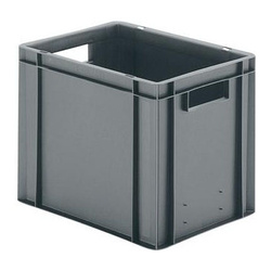 Skrzynka transportowa 400 x 300 x 320 mm szara TK 400/320-0 LA-KA-PE