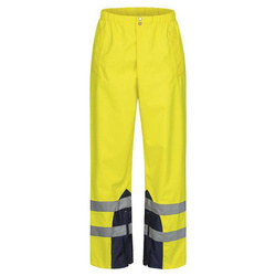 Ostrzegawcze spodnie przeciwdeszczowe Renz rozmiar 3XL żółty