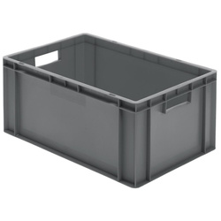 Skrzynka transportowa 600 x 400 x 270 mm szara TK 600/270-0 LA-KA-PE