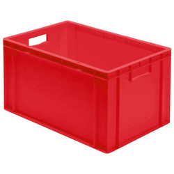 Skrzynka transportowa 600 x 400 x 320 mm czerwona TK 600/320-0 LA-KA-PE