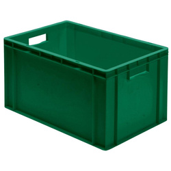 Skrzynka transportowa 600 x 400 x 320 mm zielona TK 600/320-0 LA-KA-PE