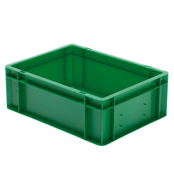 Skrzynka transportowa 400 x 300 x 145 mm zielona TK 400/145-0 LA-KA-PE