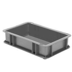 Skrzynka transportowa 300 x 200 x 75 mm szara TK 300/75-0 LA-KA-PE