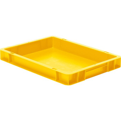 Skrzynka transportowa 400 x 300 x 50 mm żółta TK 400/50-0 LA-KA-PE