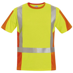 Koszulka ostrzegawcza Utrecht rozmiar S żółto-pomarańczowy