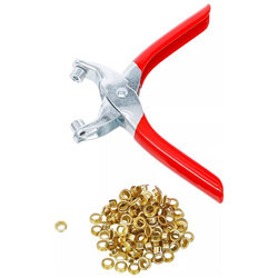 Szczypce do zatrzasków 5 mm w zestawie z zatrzaskami 100 szt, BGS Diy 75831