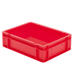 Skrzynka transportowa 400 x 300 x 120 mm czerwona TK 400/120-0 LA-KA-PE