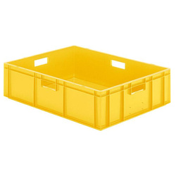 Skrzynka transportowa 800 x 600 x 210 mm żółta TK 800/210-0 LA-KA-PE