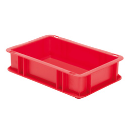 Skrzynka transportowa 300 x 200 x 75 mm czerwona TK 300/75-0 LA-KA-PE
