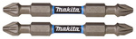 Podwójna końcówka wkrętakowa Impact Premier, PZ2-PZ2, 65 mm, 2 szt. MAKITA