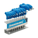 Zestaw kluczy sześciokątnych typu T 2-10 mm, Silverline 323710 - 10 szt.