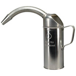 Miarka z białej blachy 1 l z elastyczną wylewką do olejów i płynów technicznch PRESSOL