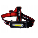 Latarka czołowa LED 5W z akumulatorem Li-Ion, czujnikiem ruchu i magnesem 300lm PRO