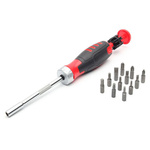 Zestaw wkrętaków, uchwyt magnetyczny z magazynkiem bitów 12 w 1 (PRO-WZ102) PRO