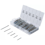 Zestaw zawleczek stal szlachetna nierdzewna Ø 1,6-4,0 mm 555 szt., BGS 8048-1