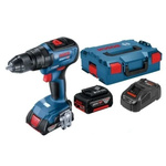 Wiertarko-wkrętarka udarowa akumulatorowa GSB 18V-50 2x2,0Ah (06019H5101) BOSCH