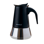 Kawiarka, zaparzacz do kawy ze stali 4 filiżanki, czarno-srebrny, Klausberg