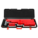 Zestaw szpachli do gładzi 25, 40, 60, 80 cm z teleskopowym kijem  i wałkiem w walizce PRO PC422 