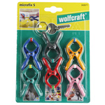 Ścisków sprężynowe 6 szt. małe 20mm Zestaw Microfix S 20 3420000 WOLFCRAFT