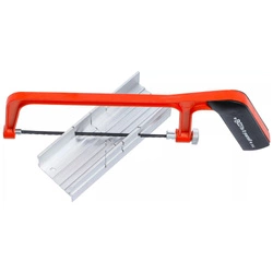 Aluminiowa piła do metalu ze skrzynką uciosową i brzeszczotem 150 mm, BGS Diy 2082