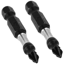 Bit udarowy, krzyżowy PZ1 x 50 mm S2 Black - 2 szt. PRO