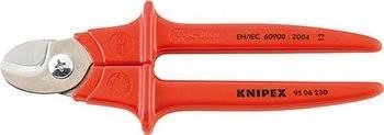 Nożyce do cięcia kabli do Ø 16 mm z izolowaną rękojeścią 1000V VDE KNIPEX 95 06 230