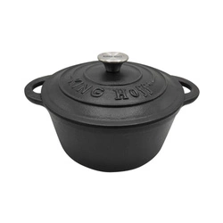 Garnek żeliwny z pokrywą Ø22 cm, pojemność 2,4 l KINGHoff