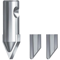 Wymienne ostrza z węglika spiekanego do wiertła do płytek, 12.499.01 Kaufmann