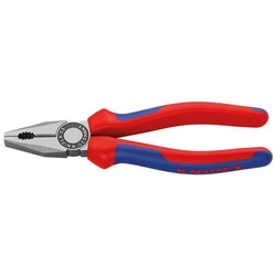 Szczypce uniwersalne z rękojeściami wielokomponentowymi 180 mm KNIPEX 
03 02 180
