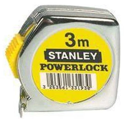 Taśma miernicza kieszonk. Powerlock,metalowa 3mx 12,7mm STANLEY