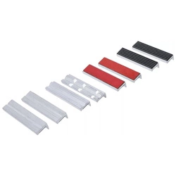 Zestaw szczęk ochronnych do imadła aluminiowego, 125 mm 8 szt., BGS 8442-1