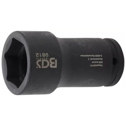 Nasadka udarowa sześciokątna, głęboka 38 mm, 20 mm (3/4"), BGS 9812