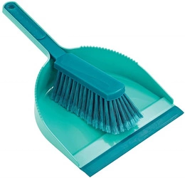 Zmiotka z łopatką/szufelką do zamiatania, zestaw classic zielony (41401) Leifheit