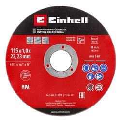 Tarcza do metalu Ø 115 mm, 5 sztuk, EINHELL