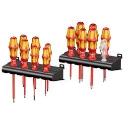 Zestaw izolowanych wkrętaków płaskich i krzyżowych Pozidriv, Phillips i TORX® Kraftform Big Pack 100 Wera