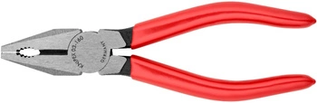 Szczypce uniwersalne z rękojeściami powlekanymi tworzywem sztucznym160 mm KNIPEX 03 01 160