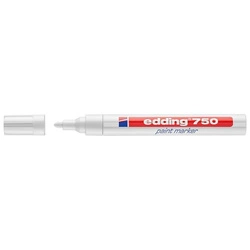 Marker do lakieru nr750 biały Edding